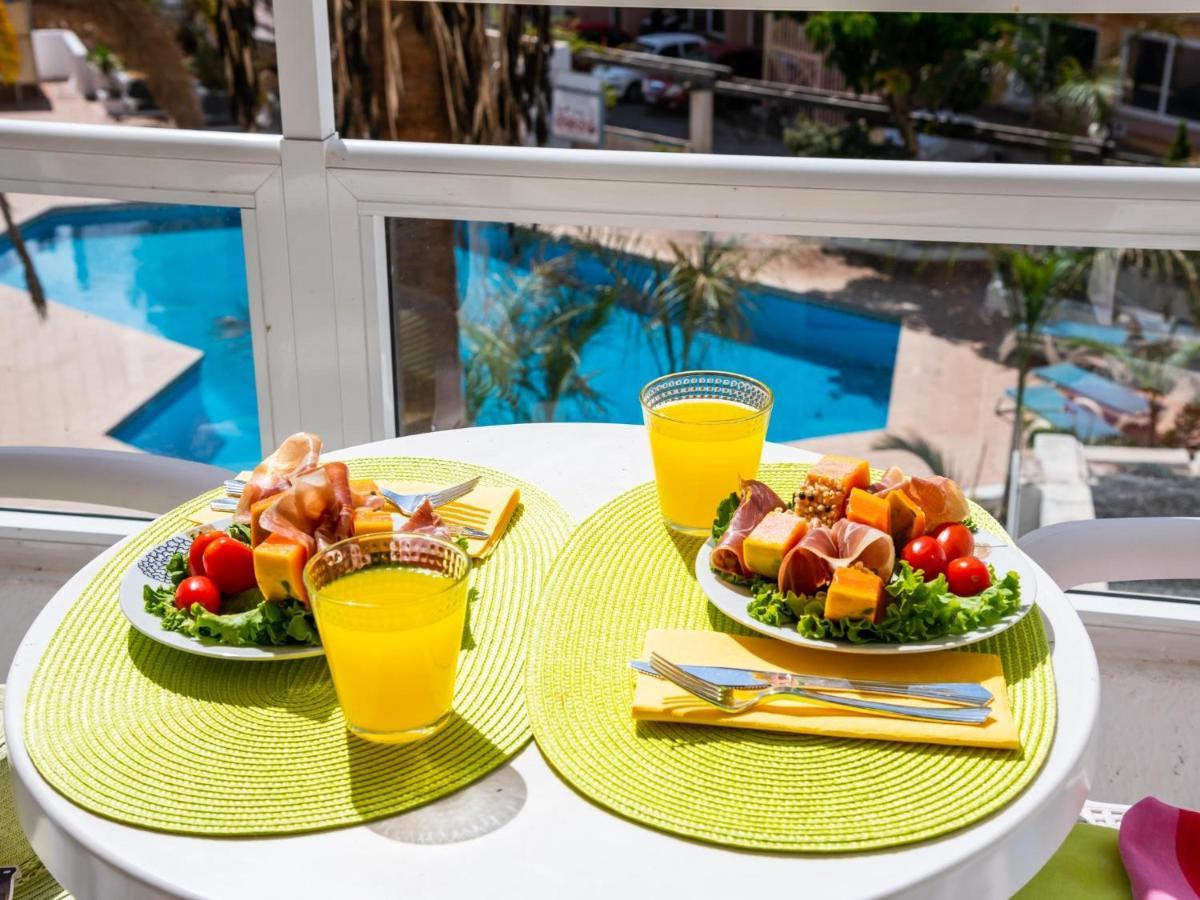 302 Modern, Light, Comfortable Studio With Swimming Pool Playa de las Américas Buitenkant foto